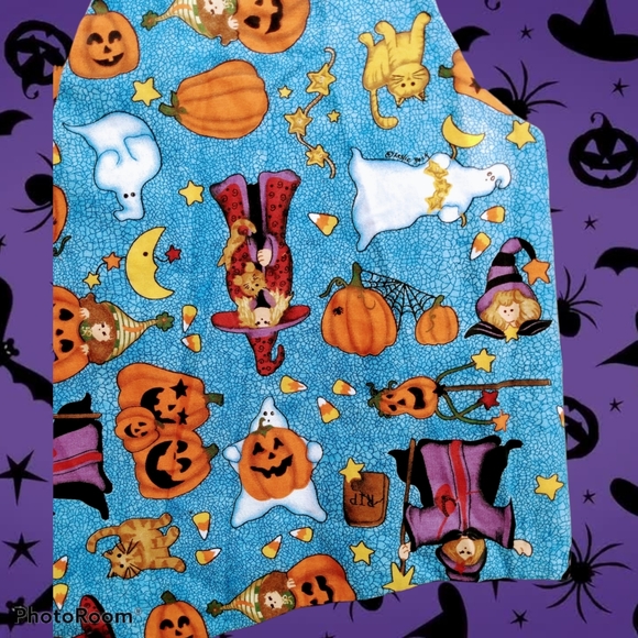 Vtg 90s Halloween vest reversible - Picture 15 of 16